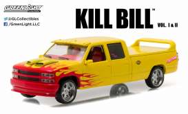 Chevrolet  - Custom C-2500 Crew Cab 1997 yellow/red/pink - 1:43 - GreenLight - 86481 - gl86481 | Toms Modelautos
