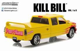 Chevrolet  - Custom C-2500 Crew Cab 1997 yellow/red/pink - 1:43 - GreenLight - 86481 - gl86481 | Toms Modelautos