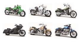 Harley Davidson  - set #37 various - 1:18 - Maisto - 31360 - mai31360-37 | Toms Modelautos