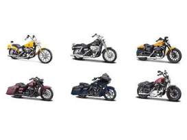 Harley Davidson  - set #39 various - 1:18 - Maisto - 31360 - mai31360-39 | Toms Modelautos