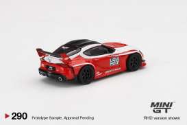 LB Works Toyota - Tayman Turbo S 2020 red/white - 1:64 - Mini GT - 00290-R - MGT00290rhd | Toms Modelautos