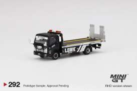 Isuzu  - N-series vehicle Transporter black - 1:64 - Mini GT - 00292-R - MGT00292rhd | Toms Modelautos