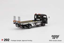 Isuzu  - N-series vehicle Transporter black - 1:64 - Mini GT - 00292-R - MGT00292rhd | Toms Modelautos