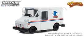 Grumman LLV  - U.S. Postal Delivery Vehicle white/blue - 1:24 - GreenLight - 84151 - gl84151 | Toms Modelautos