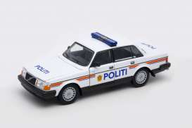 Volvo  - 240 GL *Norway Police* 1986  - 1:24 - Welly - 24102NP-W - welly24102NP-W | Toms Modelautos