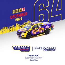 Toyota - Hilux 2018 purple/yellow - 1:64 - Tarmac - T64-041-CC - TC-T64-041CC | Toms Modelautos Toyota - Hilux 2018 purple/yellow - 1:64 - Tarmac - T64-041-CC - TC-T64-041CC | Toms Modelautos