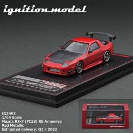 Mazda  - RX-7 (FC3S) RE Amemiya red metallic - 1:64 - Ignition - IG2495 - IG2495 | Toms Modelautos