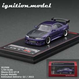 Nissan  - Nismo R33 purple - 1:64 - Ignition - IG2506 - IG2506 | Toms Modelautos