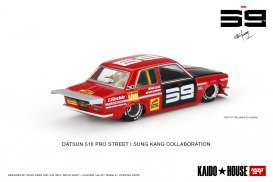 Datsun  - 510 Pro Street Kaido House red/black - 1:64 - Mini GT - KHMG003 - MGTKHMG003 | Toms Modelautos