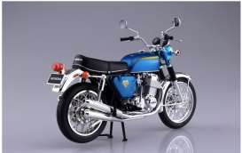 Honda  - CB750Four (Ko) candy blue - 1:12 - Aoshima - 10431 - abksky10431 | Toms Modelautos
