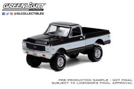 Chevrolet  - K10 1972 grey/white - 1:64 - GreenLight - 37250E - gl37250E | Toms Modelautos