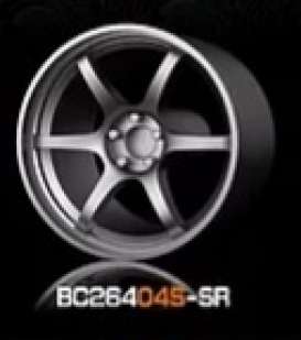 Wheels &amp; tires Rims & tires - 2021 silver - 1:64 - Mot Hobby - BC26404S-SR - MotBC26404S-SR | Toms Modelautos