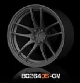 Wheels &amp; tires Rims & tires - 2021 gun metal - 1:64 - Mot Hobby - BC26405-GM - MotBC26405-GM | Toms Modelautos