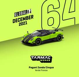 Pagani - Zonda green/black - 1:64 - Tarmac - T64G-TL021-GR - TC-T64GTL021GR | Toms Modelautos Pagani - Zonda green/black - 1:64 - Tarmac - T64G-TL021-GR - TC-T64GTL021GR | Toms Modelautos