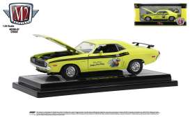 Dodge  - Challenger 1971 citron yellow - 1:24 - M2 Machines - 40300-87B - M2-40300-87B | Toms Modelautos