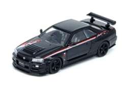Nissan  - Skyline GT-R R324 2021 black - 1:64 - Inno Models - in64-R34RT-BLA - in64R34RTBLA | Toms Modelautos