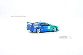 Nissan  - Skyline GT-R blue/green - 1:64 - Inno Models - in64-R34RA-FAL - in64R34RAFAL | Toms Modelautos