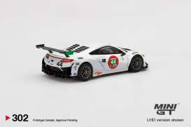 Acura  - NSX GT3 white - 1:64 - Mini GT - 00302-L - MGT00302lhd | Toms Modelautos