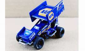 Sprint Car  - 2021 blue/white - 1:64 - Acme Diecast - A6401000 - Acme6401000 | Toms Modelautos