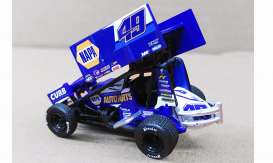 Sprint Car  - 2021 blue/white - 1:64 - Acme Diecast - A6401000 - Acme6401000 | Toms Modelautos