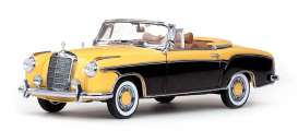 Mercedes Benz  - 220 SE Carbiolet 1958 yellow/brazil brown - 1:43 - Vitesse SunStar - 28626 - vss28626 | Toms Modelautos