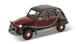 Citroen  - 1982 red/black - 1:24 - Welly - 24009Wrbk - welly24009Wrbk | Toms Modelautos