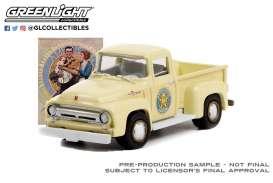 Ford - F-100 1956 beige - 1:64 - GreenLight - 54060B - gl54060B | Toms Modelautos Ford - F-100 1956 beige - 1:64 - GreenLight - 54060B - gl54060B | Toms Modelautos