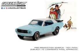 Ford - Mustang 1967 blue - 1:64 - GreenLight - 54060D - gl54060D | Toms Modelautos Ford - Mustang 1967 blue - 1:64 - GreenLight - 54060D - gl54060D | Toms Modelautos