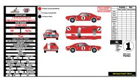 Pontiac  - Firebird 1968 red/white - 1:64 - M2 Machines - 31500HS26 - M2-31500HS26 | Toms Modelautos