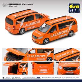 Mercedes Benz  - Vito orange/white - 1:64 - Era - 21VITRF58 - Era21VITRF58 | Toms Modelautos
