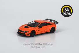 Liberty Walk BMW - BMW i8 1994 orange - 1:64 - Para64 - 55144L - pa55144L | Toms Modelautos