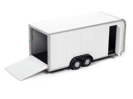 Trailer - Enclosed Trailer white - 1:64 - Auto World - SP072A - AWSP072A | Toms Modelautos Trailer - Enclosed Trailer white - 1:64 - Auto World - SP072A - AWSP072A | Toms Modelautos