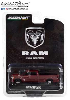 Ram  - 2500 2021 red - 1:64 - GreenLight - 28100E - gl28100E | Toms Modelautos