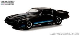 Chevrolet  - Camaro 1981 black/blue - 1:18 - GreenLight - 13635 - gl13635 | Toms Modelautos