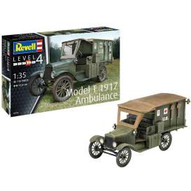 Military Vehicles  - Model T 1917 Ambulance 1917  - 1:35 - Revell - Germany - 03285 - revell03285 | Toms Modelautos
