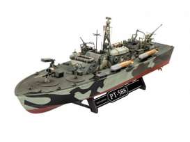 Boats  - Patrol Torpedo Boat PT-588/PT- green - 1:72 - Revell - Germany - 05165 - revell05165 | Toms Modelautos