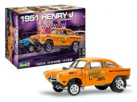 Gasoline  - Henry J Gasser 1951 Orange - 1:25 - Revell - Germany - 14514 - revell14514 | Toms Modelautos