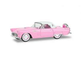 Ford  - Thunderbird 1956 Pink/white - 1:24 - Revell - Germany - 14518 - revell14518 | Toms Modelautos