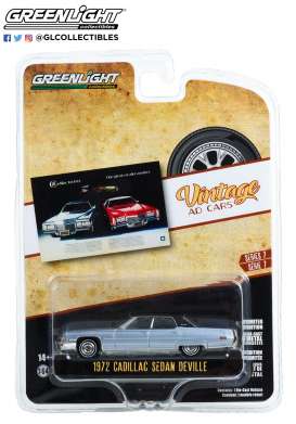 Cadillac  - Sedan 1972 grey - 1:64 - GreenLight - 39100D - gl39100D | Toms Modelautos