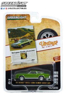 Chevrolet  - Chevelle 1973 green - 1:64 - GreenLight - 39100E - gl39100E | Toms Modelautos