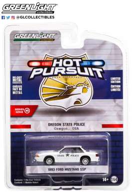 Ford  - Mustang 1993 white - 1:64 - GreenLight - 42990B - gl42990B | Toms Modelautos