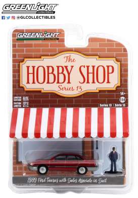 Ford  - Taurus 1989 red - 1:64 - GreenLight - 97130D - gl97130D | Toms Modelautos