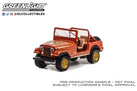 Jeep  - CJ-7 1981 red-brown - 1:64 - GreenLight - 35230C - gl35230C | Toms Modelautos