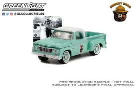Dodge  - D-100 1965 blue/turquoise - 1:64 - GreenLight - 38020B - gl38020B | Toms Modelautos