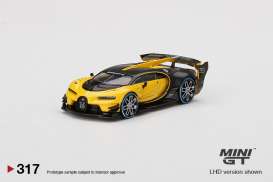 Bugatti Vision Gran Turismo Yellow Black 1 64 Mini Gt Mgtlhd Tom S Modelauto S