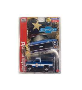 Chevrolet  - Cheyenne pick-up 1973 blue/white - 1:64 - Auto World - CP7767 - AWCP7767 | Toms Modelautos