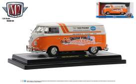 Volkswagen  - Delivery van 1960 orange/white - 1:24 - M2 Machines - 40300-88A - M2-40300-88A | Toms Modelautos