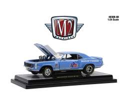 Chevrolet  - Camaro SS 396 1969 blue - 1:24 - M2 Machines - 40300-88B - M2-40300-88B | Toms Modelautos