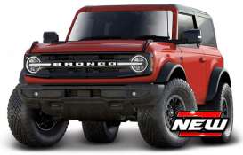 Ford  - Bronco Wildtrak pull-back 2021 red/black - Maisto - 21001-2001 - mai21001-20001 | Toms Modelautos