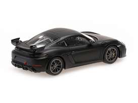 Porsche  - 718 Cayman GT4 Clubsport 2020 matt black - 1:43 - Minichamps - 410196101 - mc410196101 | Toms Modelautos